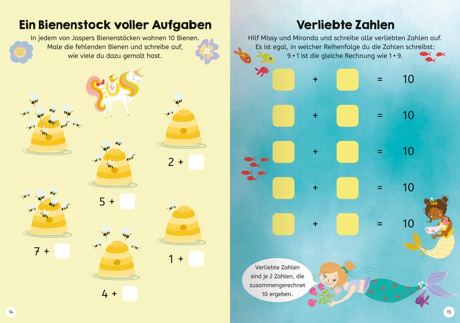 Beispielinhalt (Bild) Einhorn-Akademie - Erstes Rechnen