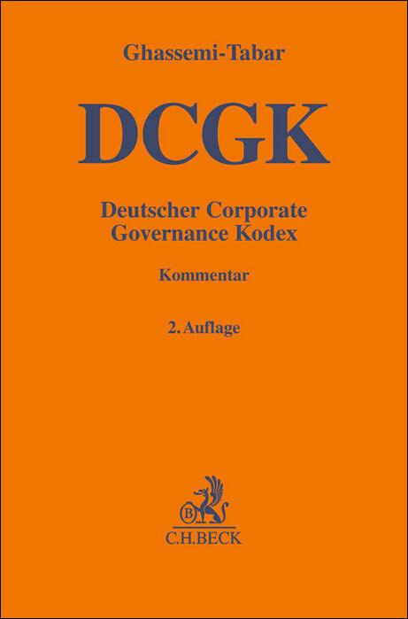 Vorderes Coverbild Deutscher Corporate Governance Kodex