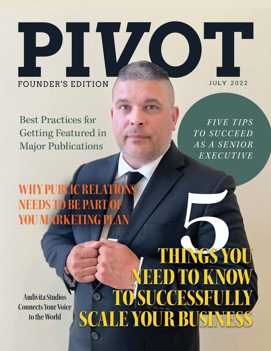 Vorderes Coverbild PIVOT Magazine Founders Edition