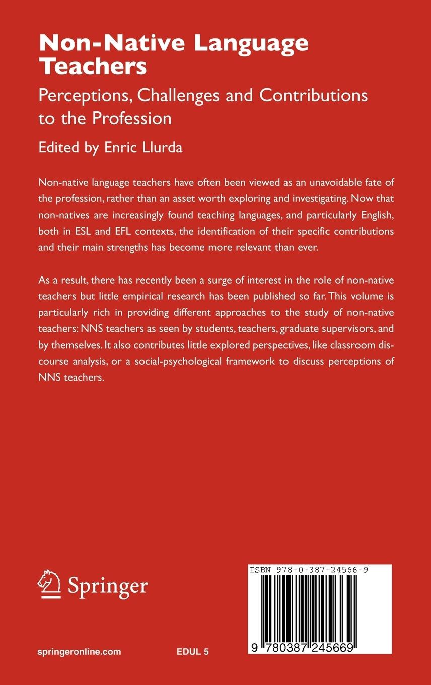 Rückseitencover Non-Native Language Teachers