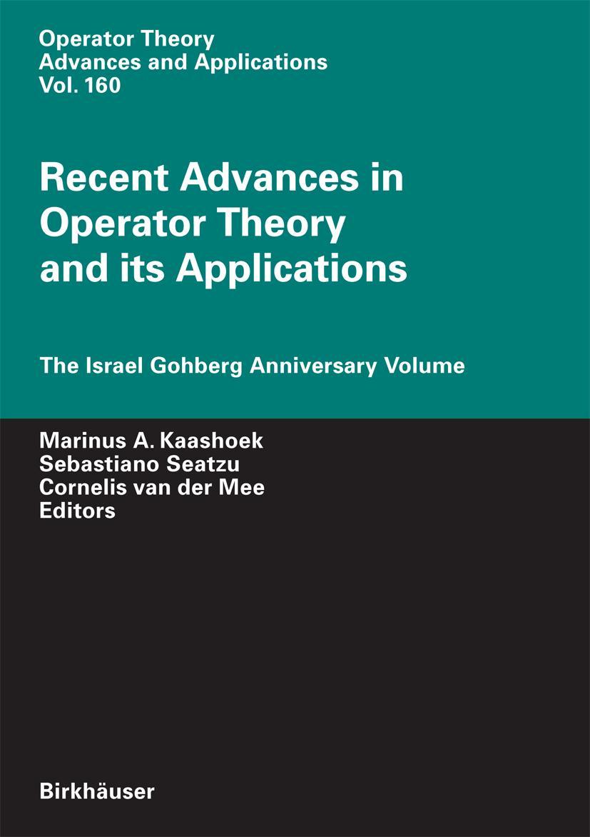 Vorderes Coverbild Recent Advances in Operator Theory and Its Applications