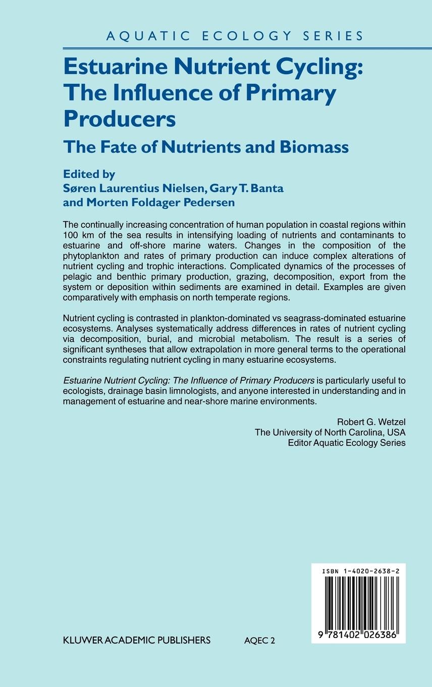 Rückseitencover Estuarine Nutrient Cycling: The Influence of Primary Producers