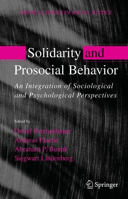 Vorderes Coverbild Solidarity and Prosocial Behavior