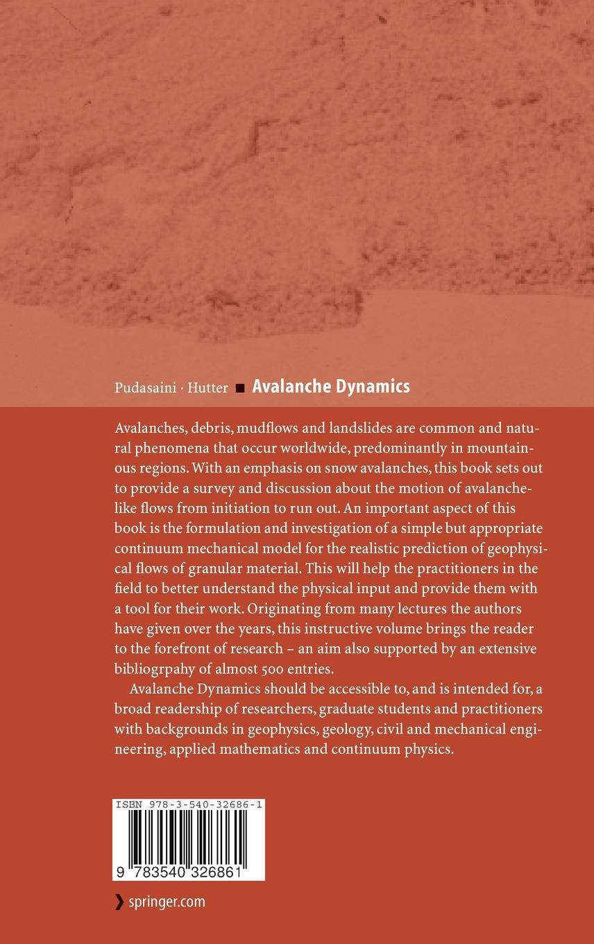 Rückseitencover Avalanche Dynamics
