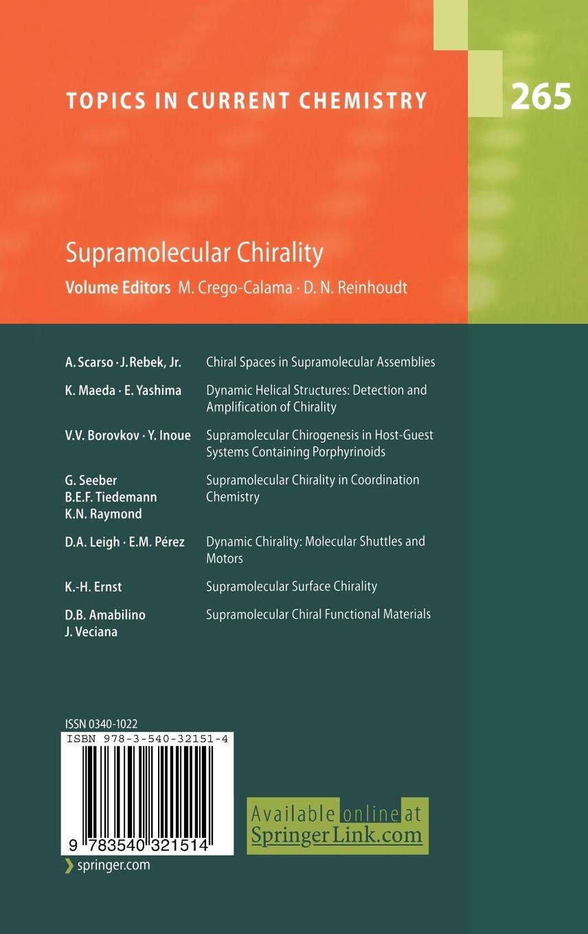 Rückseitencover Supramolecular Chirality