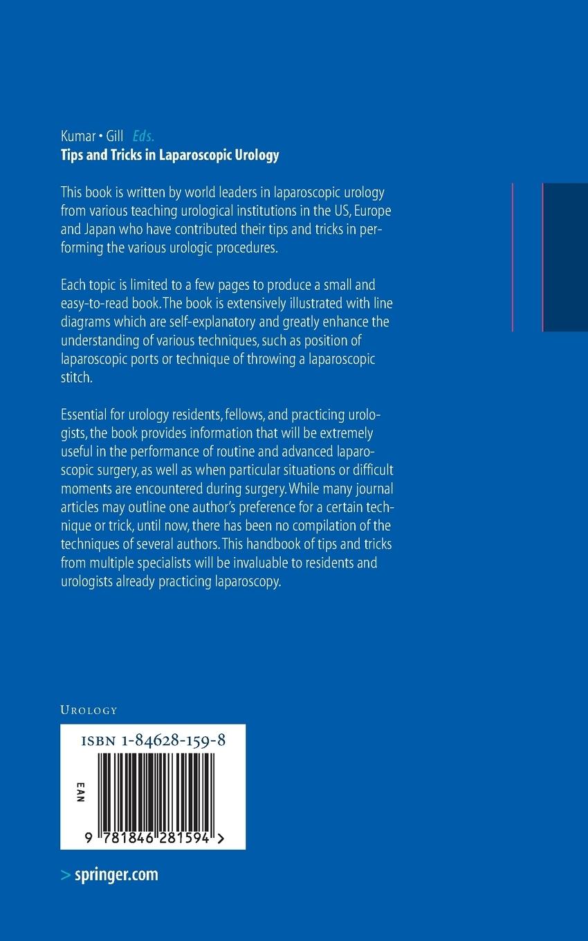 Rückseitencover Tips and Tricks in Laparoscopic Urology