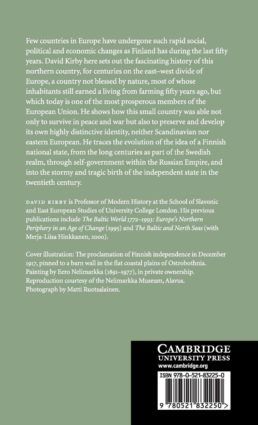 Rückseitencover A Concise History of Finland