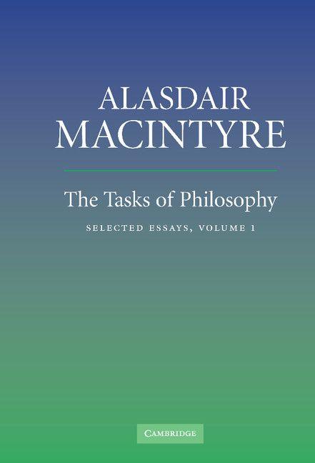 Vorderes Coverbild The Tasks of Philosophy, Volume 1