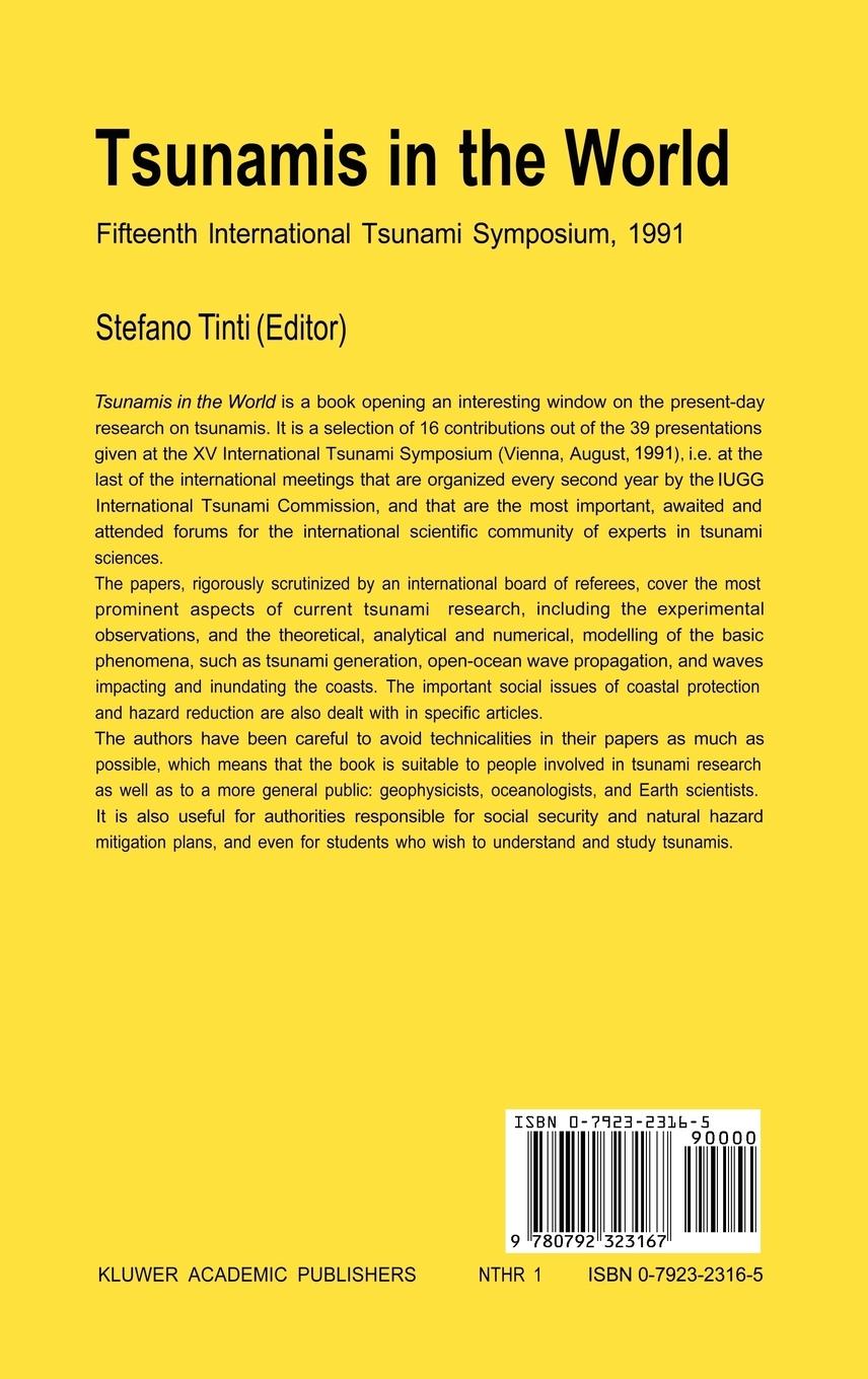 Rückseitencover Tsunamis in the World