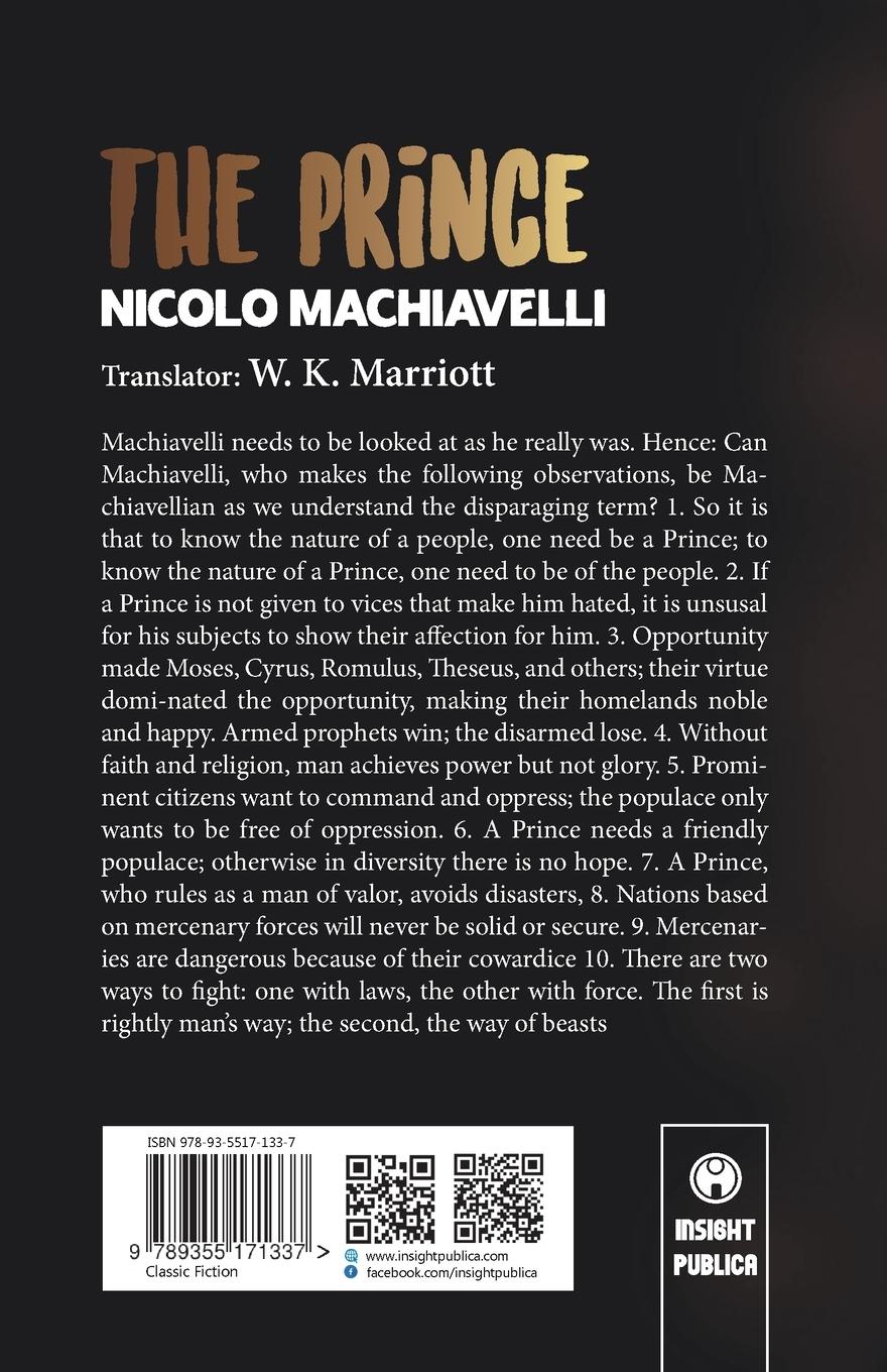 Rückseitencover The Prince