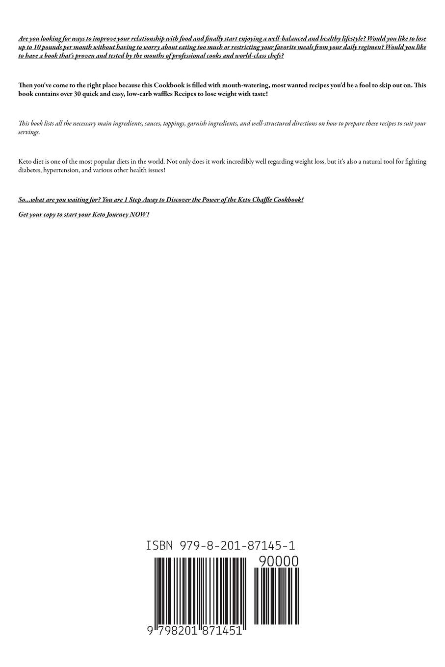Rückseitencover Keto Chaffles