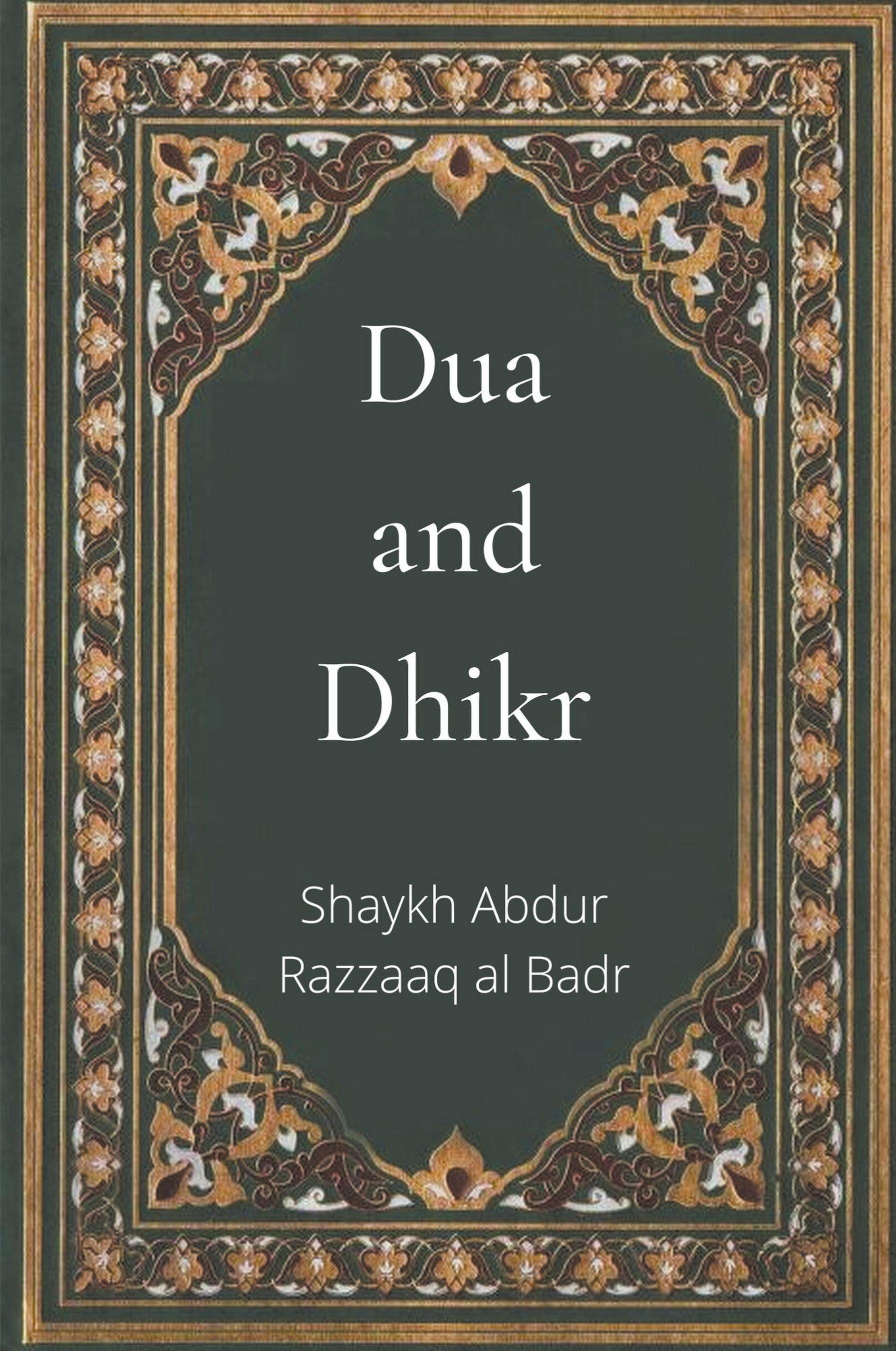 Vorderes Coverbild Dua and Dhikr