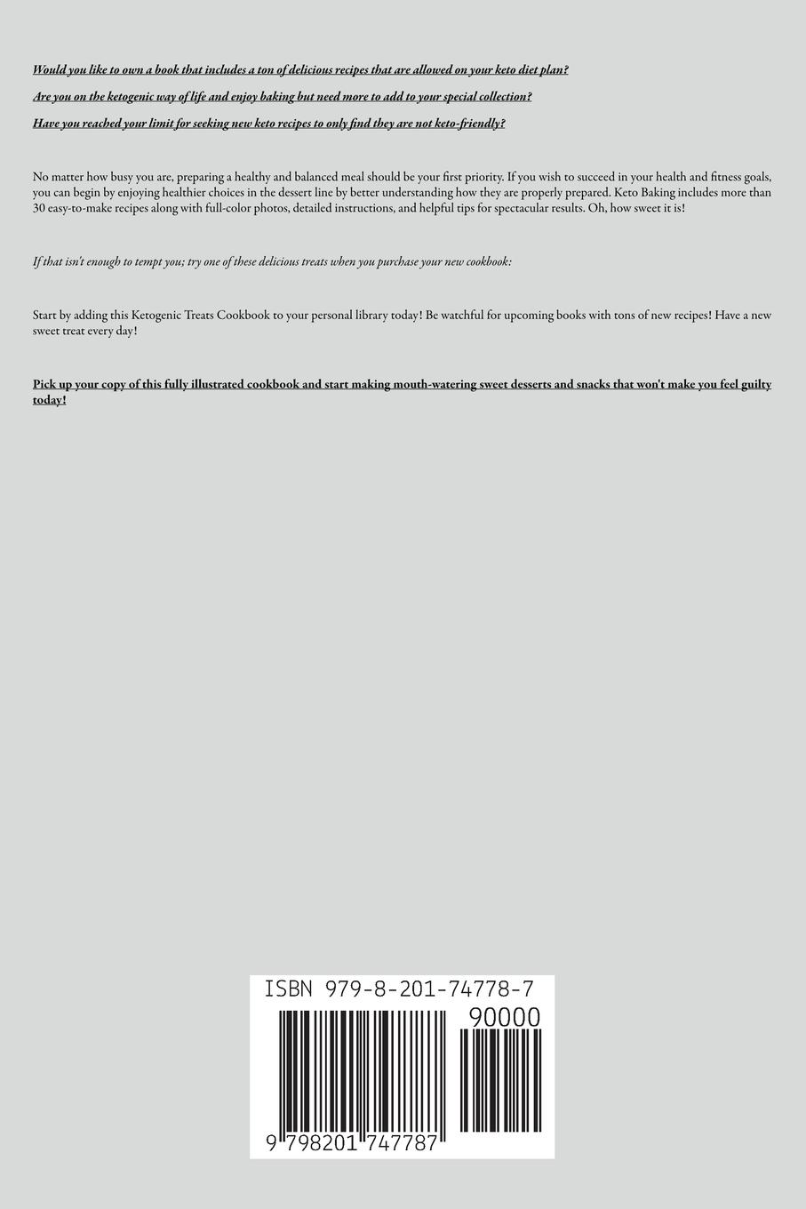 Rückseitencover Keto Baking