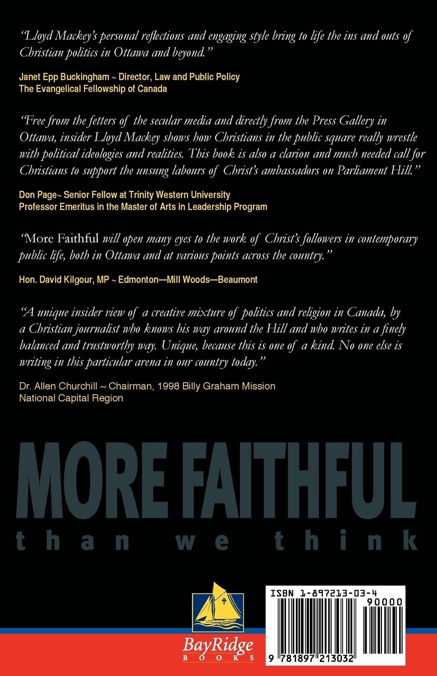 Rückseitencover More Faithful Than We Think