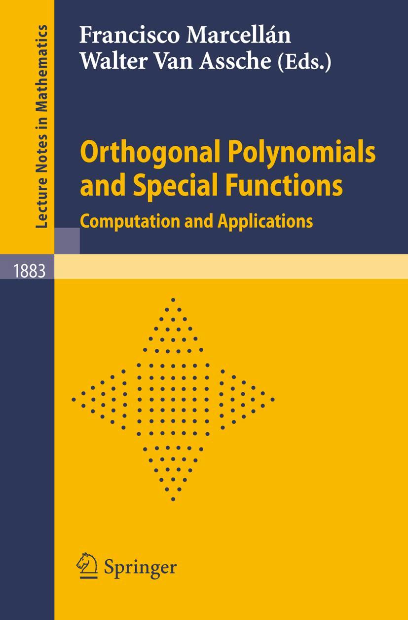 Vorderes Coverbild Orthogonal Polynomials and Special Functions