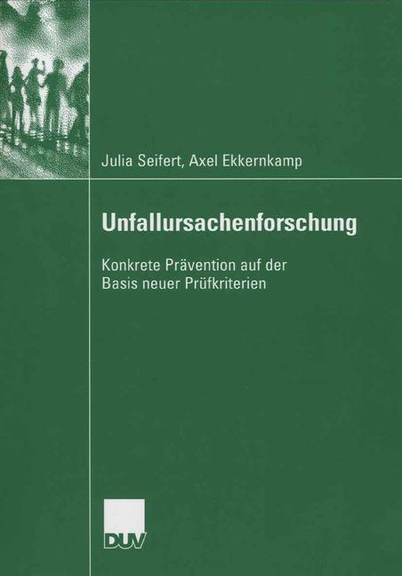 Vorderes Coverbild Unfallursachenforschung