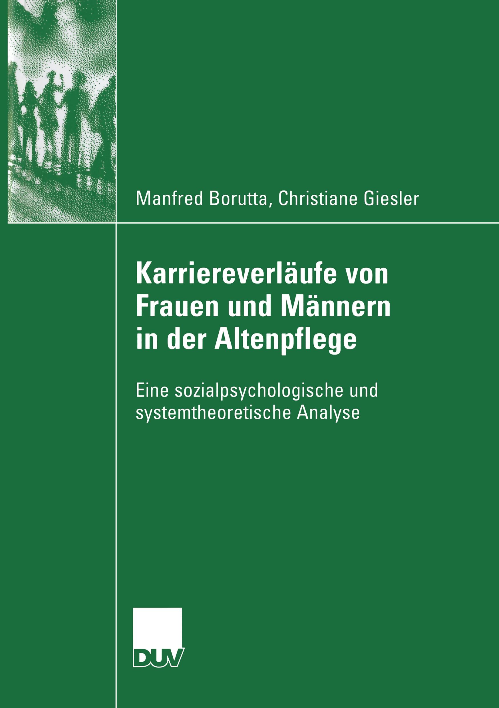 Vorderes Coverbild Karriereverläufe von Frauen und Männern in der Altenpflege