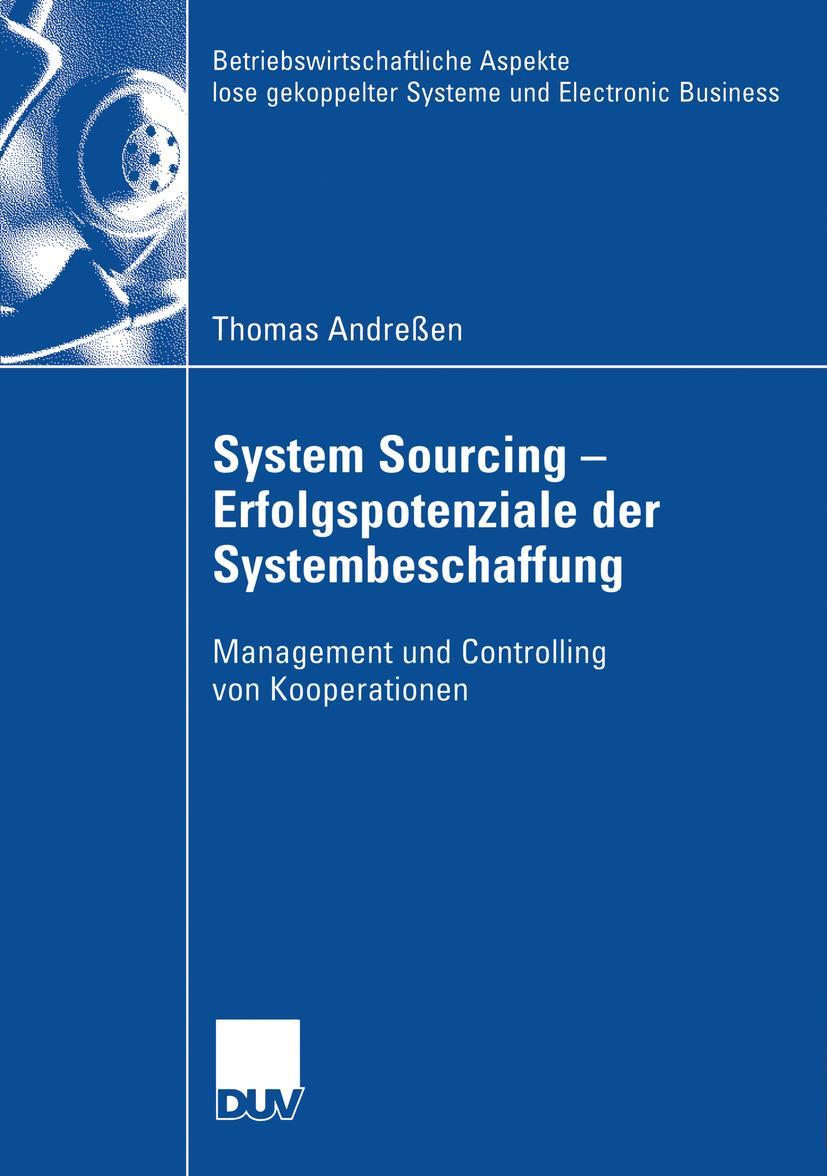 Vorderes Coverbild System Sourcing - Erfolgspotenziale der Systembeschaffung
