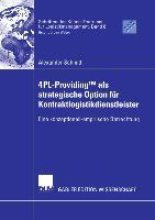 Vorderes Coverbild 4PL-ProvidingTM  als strategische Option für Kontraktlogistikdienstleister