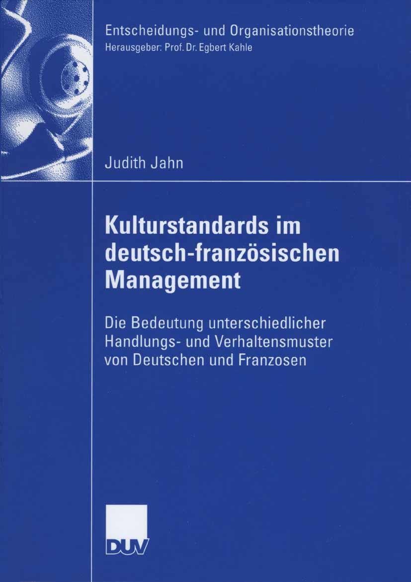 Vorderes Coverbild Kulturstandards im deutsch-französischen Management