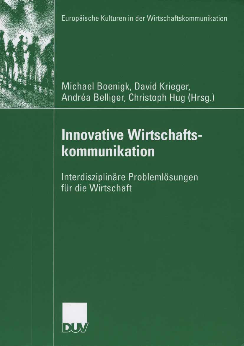 Vorderes Coverbild Innovative Wirtschaftskommunikation