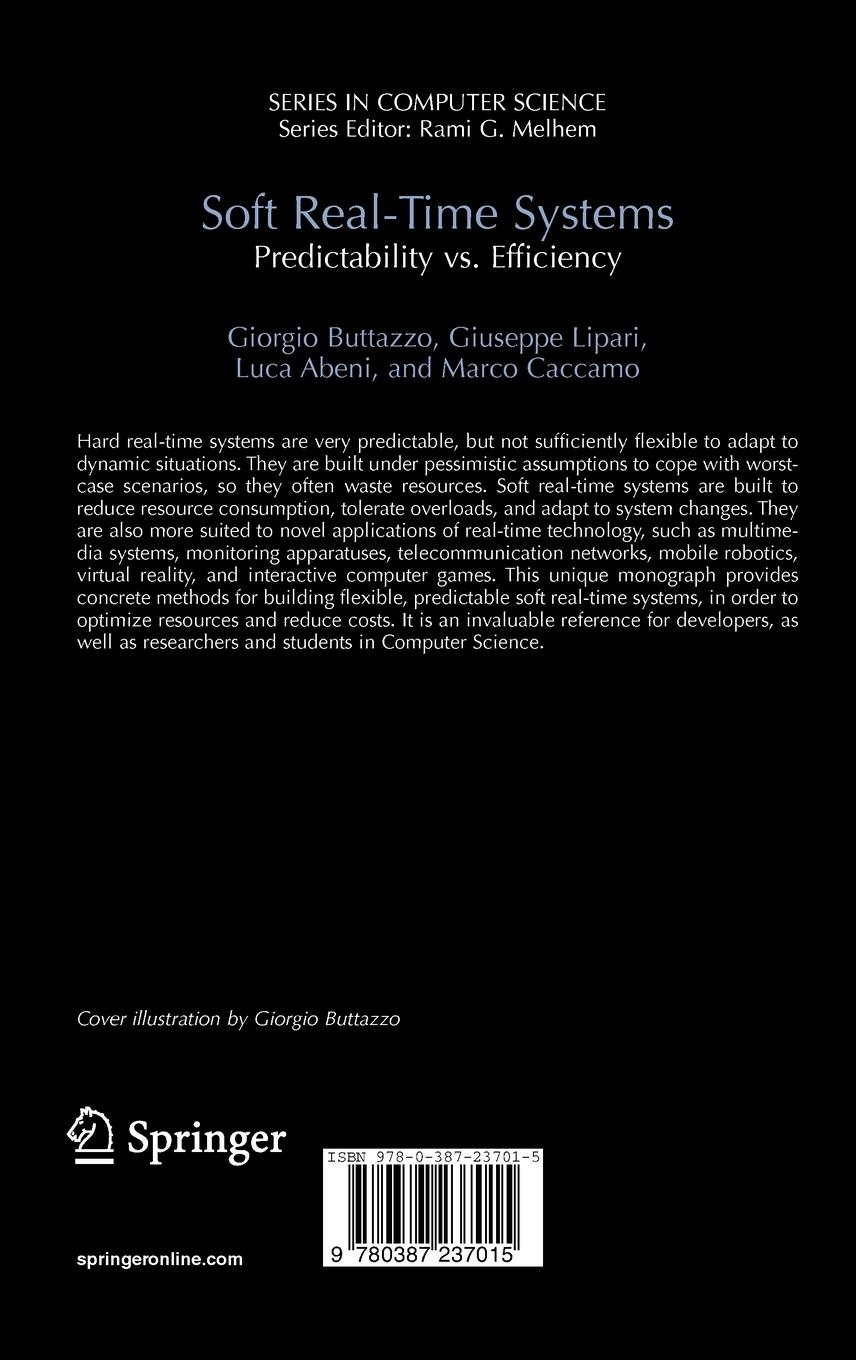 Rückseitencover Soft Real-Time Systems: Predictability vs. Efficiency