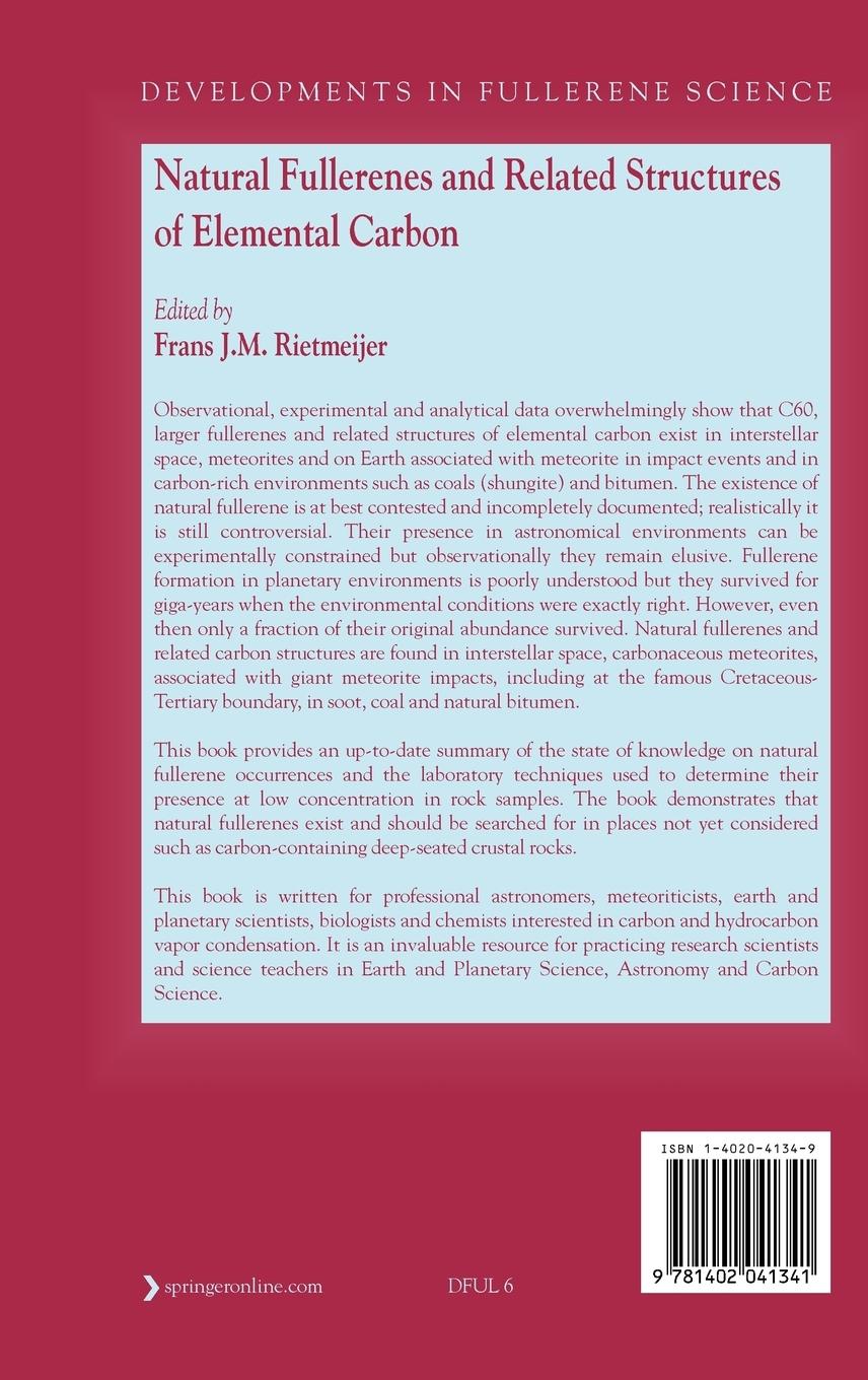 Rückseitencover Natural Fullerenes and Related Structures of Elemental Carbon