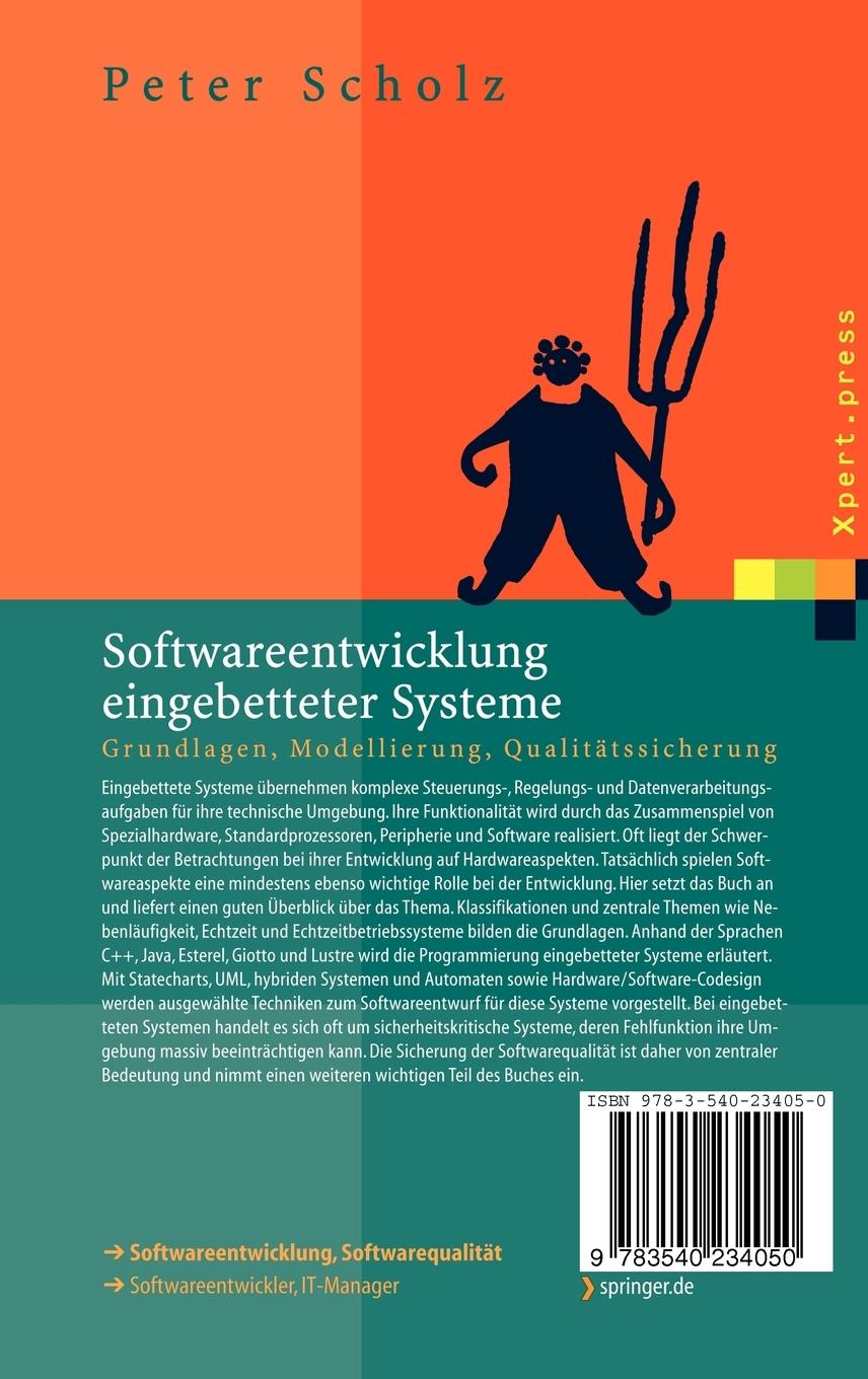 Rückseitencover Softwareentwicklung eingebetteter Systeme