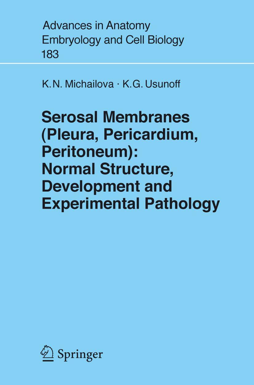 Vorderes Coverbild Serosal Membranes (Pleura, Pericardium, Peritoneum)