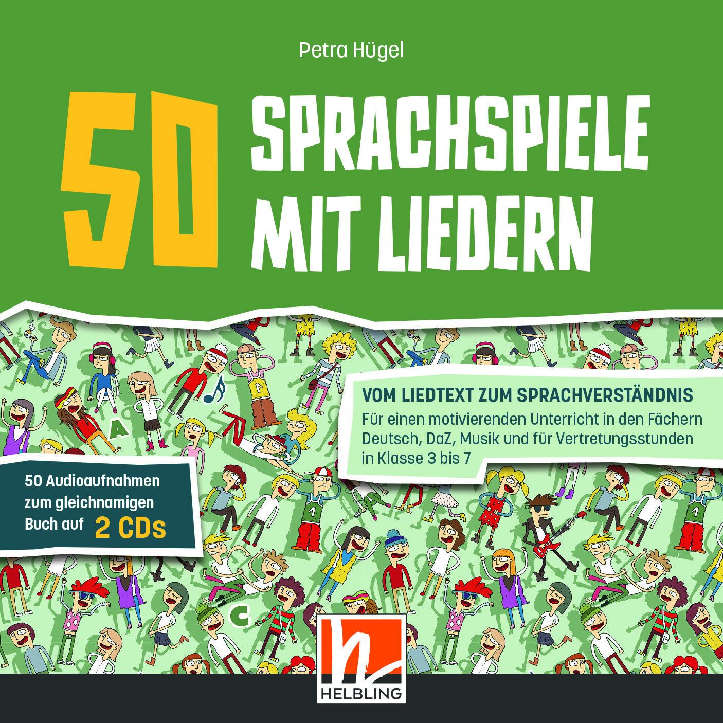 Vorderes Coverbild 50 Sprachspiele mit Liedern. Audio-Doppel-CD zum Buch