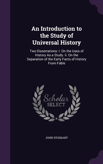 Vorderes Coverbild An Introduction to the Study of Universal History