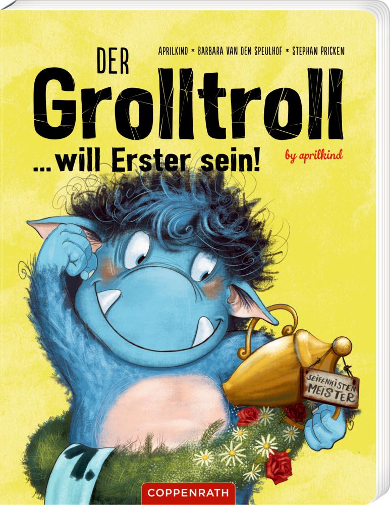 Vorderes Coverbild Der Grolltroll ... will Erster sein! (Pappbilderbuch)