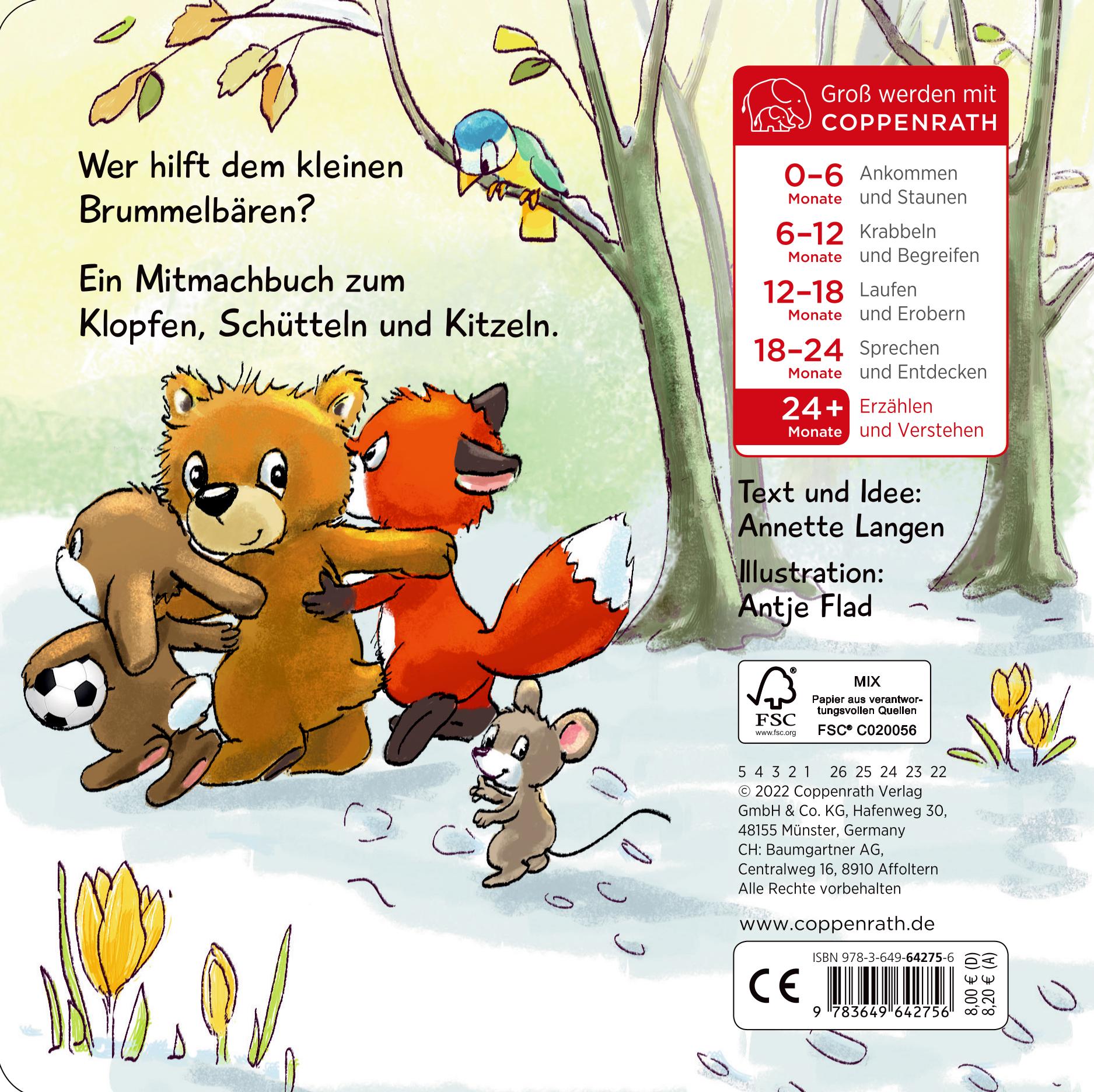 Rückseitencover Was ist los, kleiner Brummelbär?