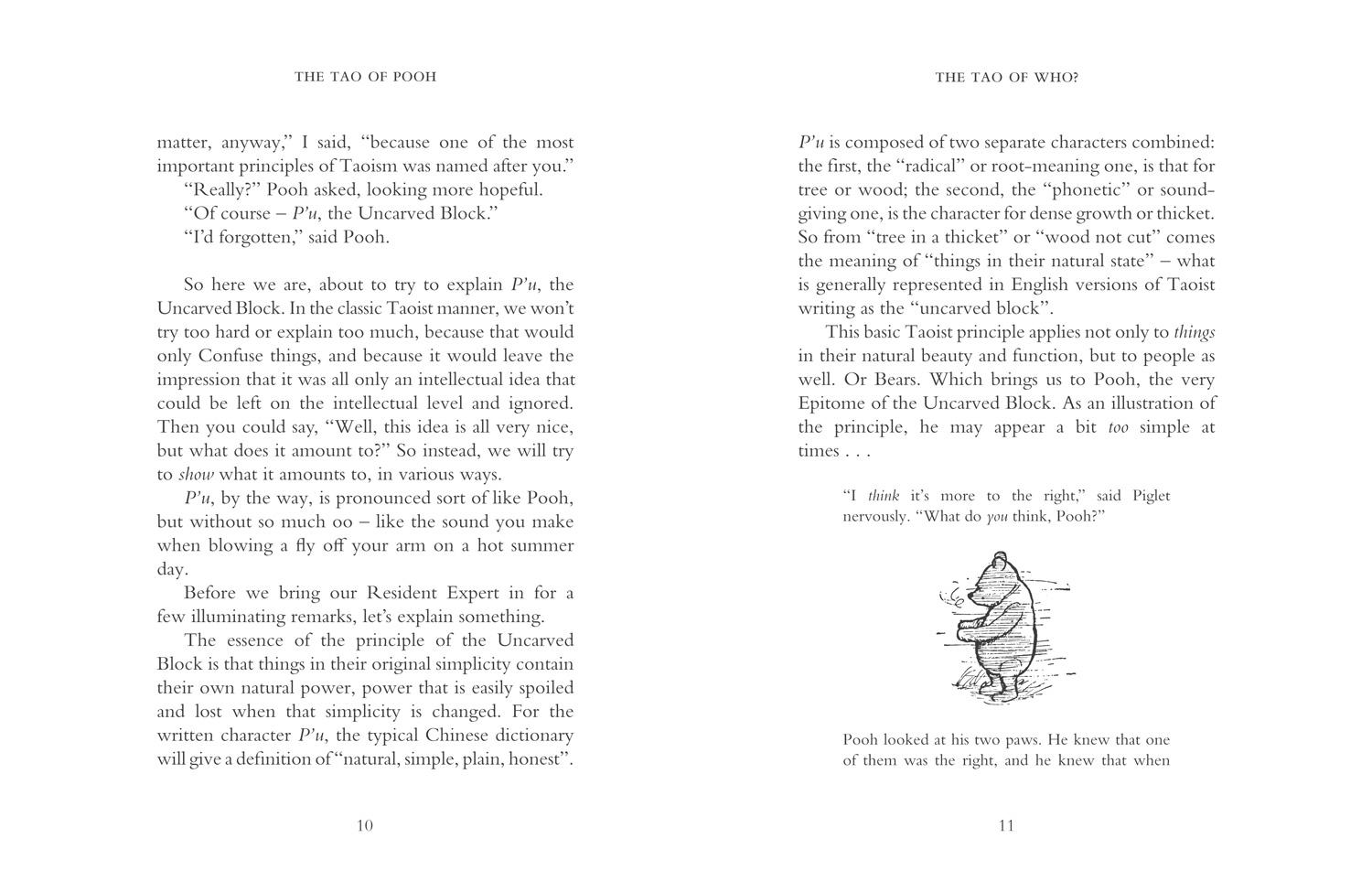 Beispielinhalt (Bild) The Tao of Pooh. 40th Anniversary Gift Edition