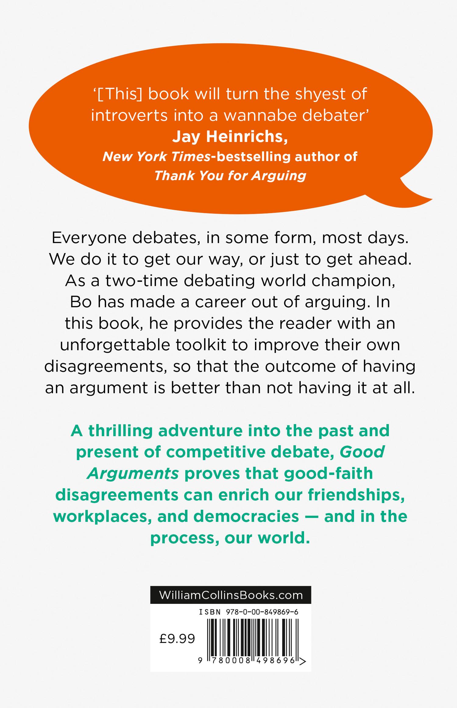 Rückseitencover Good Arguments