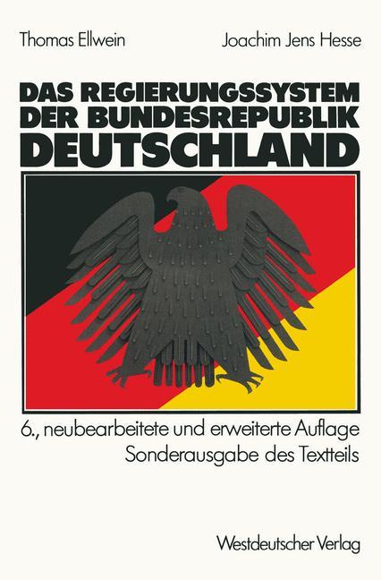 Vorderes Coverbild Das Regierungssystem der Bundesrepublik Deutschland