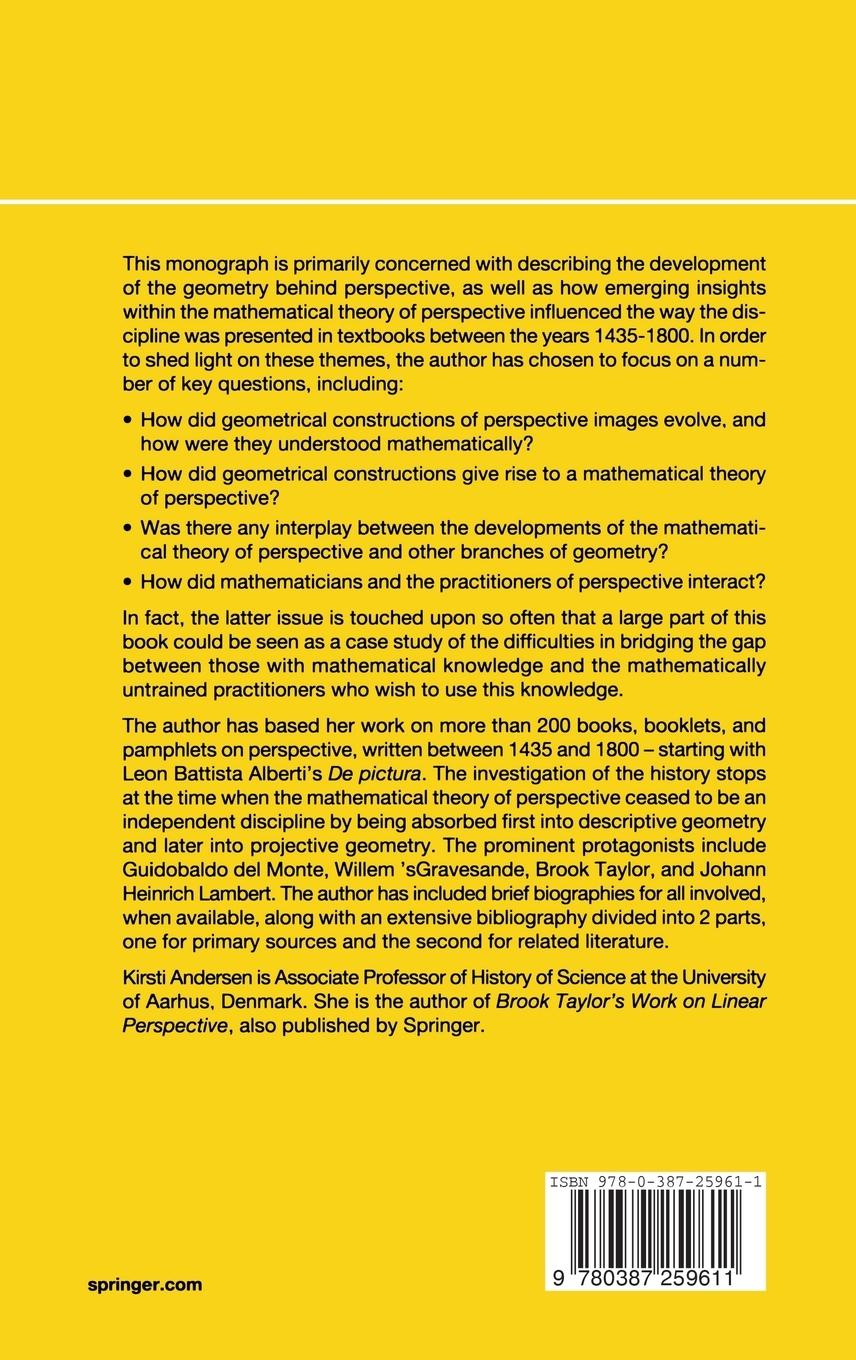 Rückseitencover The Geometry of an Art