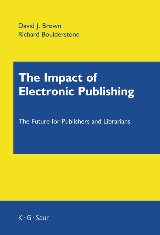 Vorderes Coverbild The Impact of Electronic Publishing