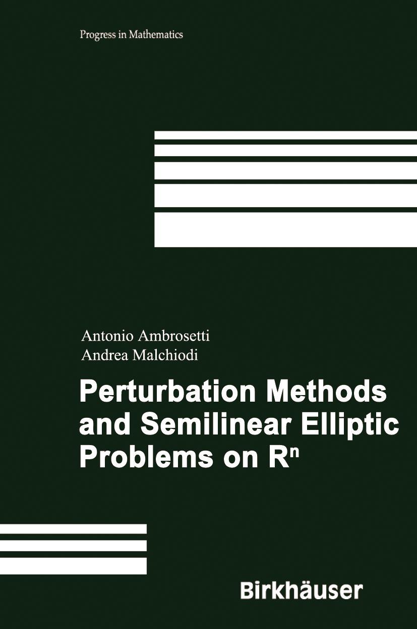 Vorderes Coverbild Perturbation Methods and Semilinear Elliptic Problems on R^n