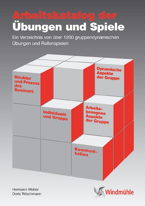 Vorderes Coverbild Arbeitskatalog der Übungen und Spiele