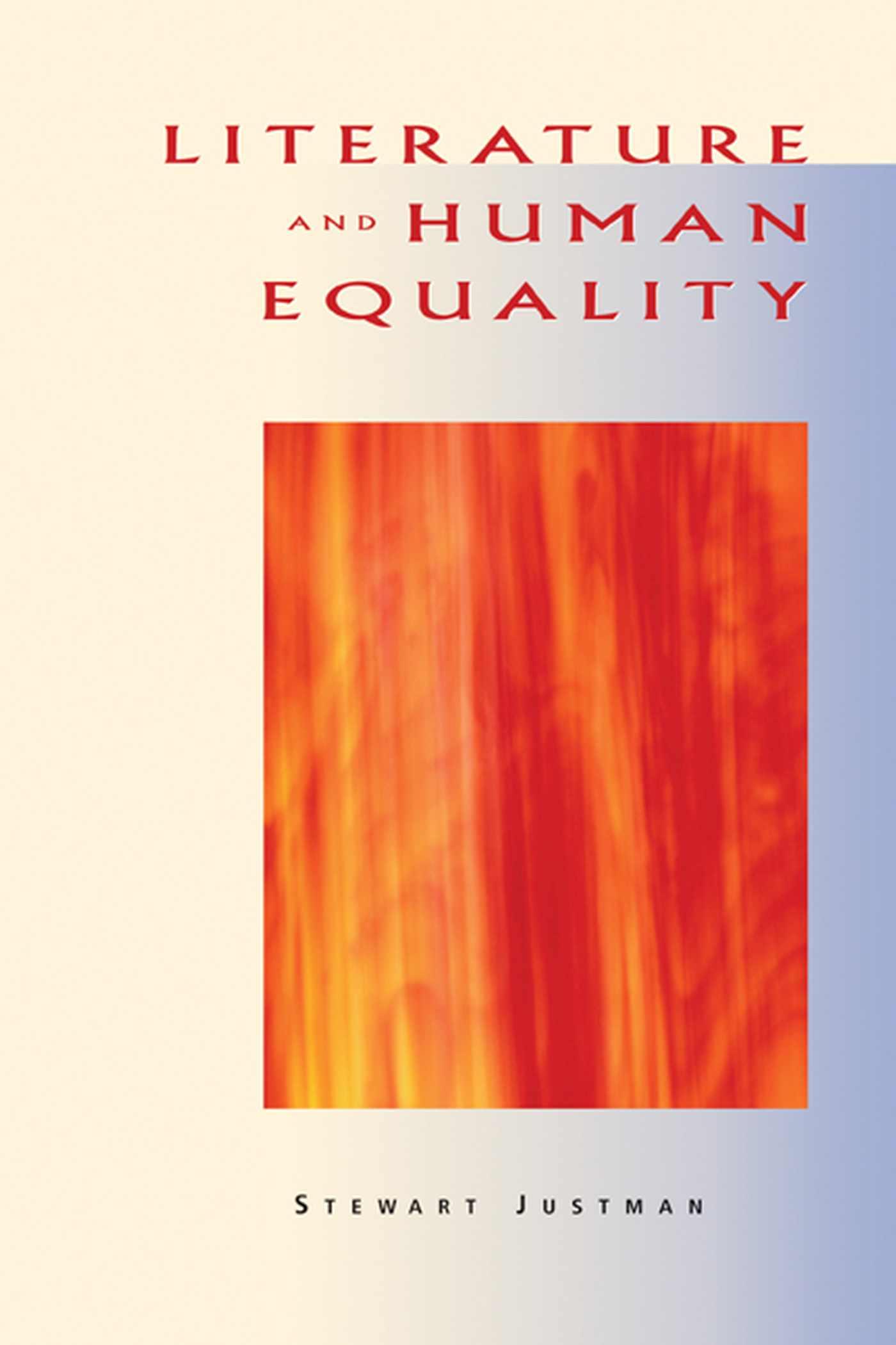 Vorderes Coverbild Literature and Human Equality