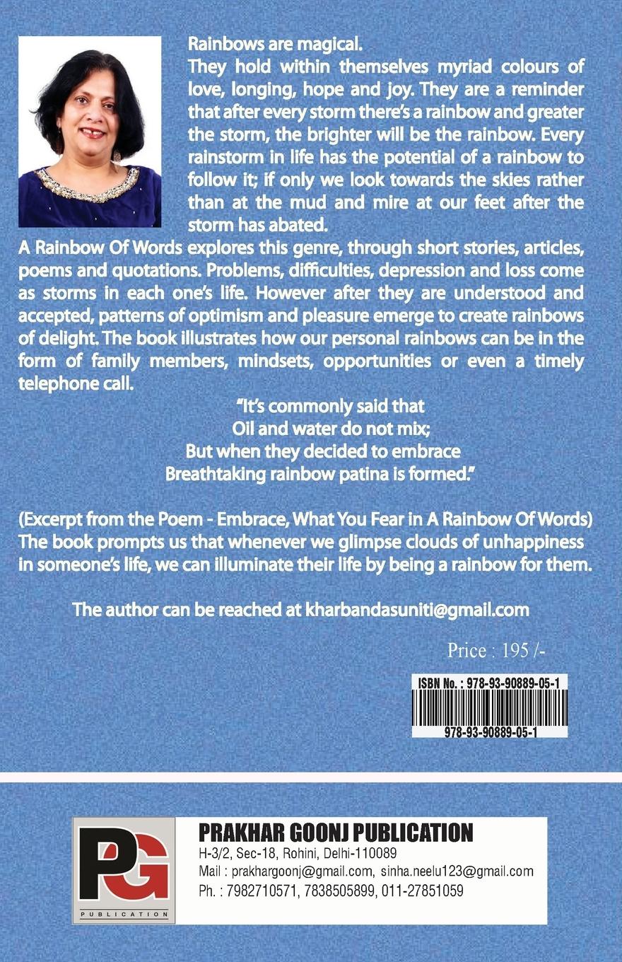 Rückseitencover A Rainbow Of Words