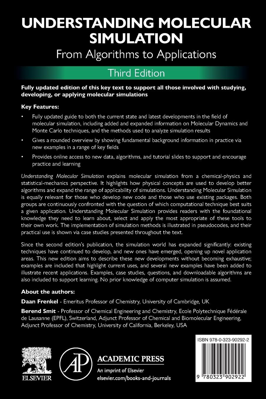 Rückseitencover Understanding Molecular Simulation