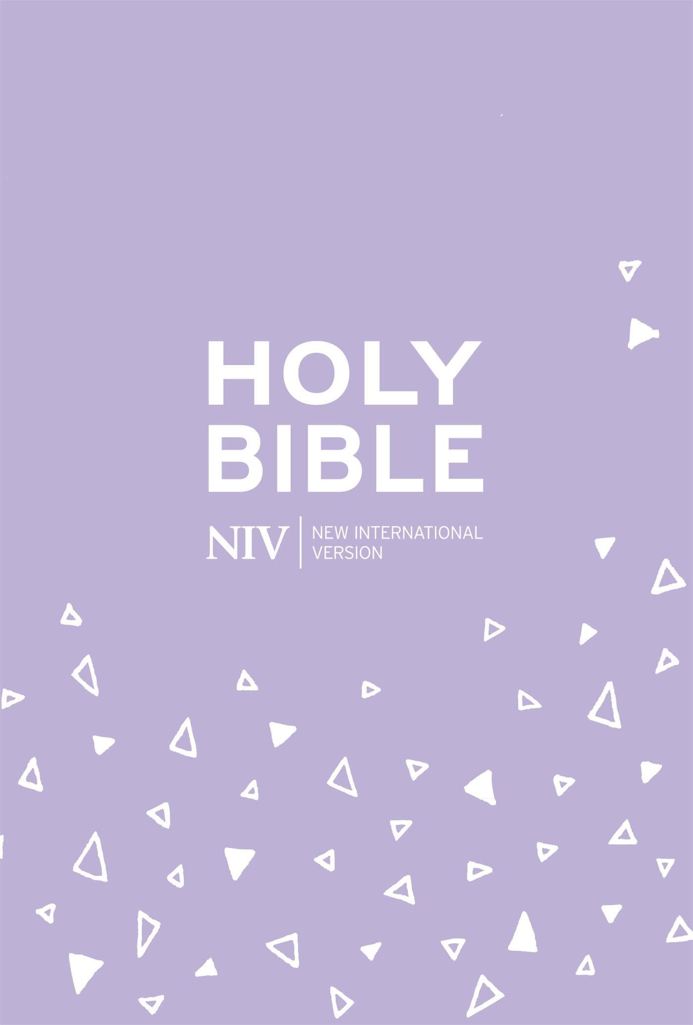 Vorderes Coverbild NIV Pocket Lilac Soft-tone Bible with Zip