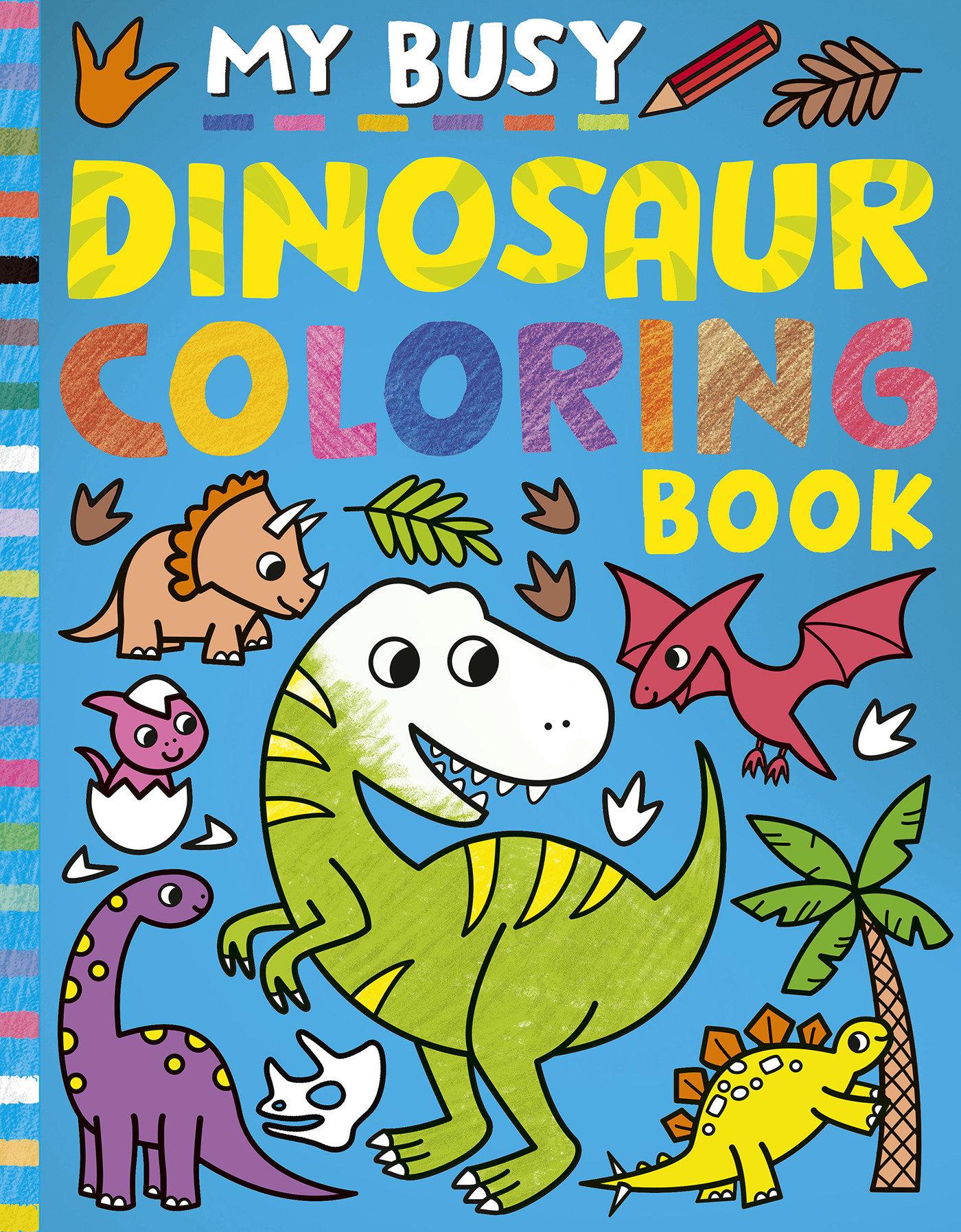 Vorderes Coverbild My Busy Dinosaur Coloring Book