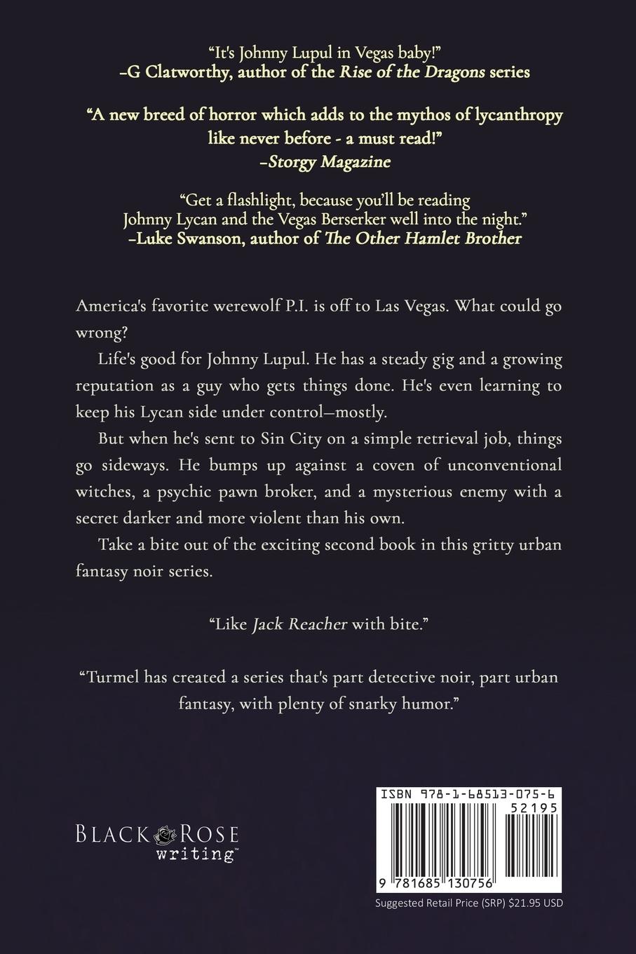Rückseitencover Johnny Lycan & the Vegas Berserker
