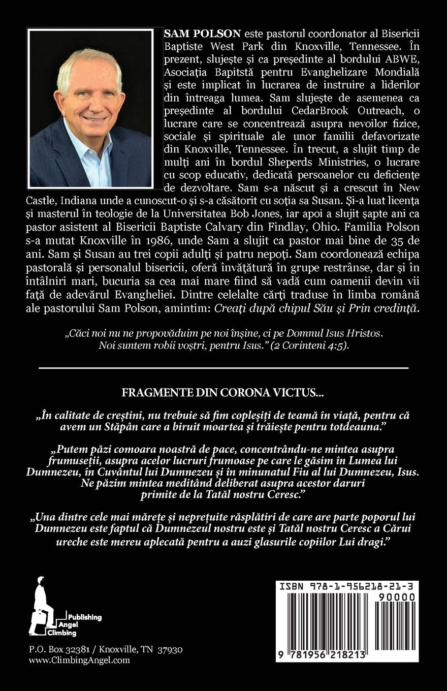 Rückseitencover Corona Victus (Romanian Edition)