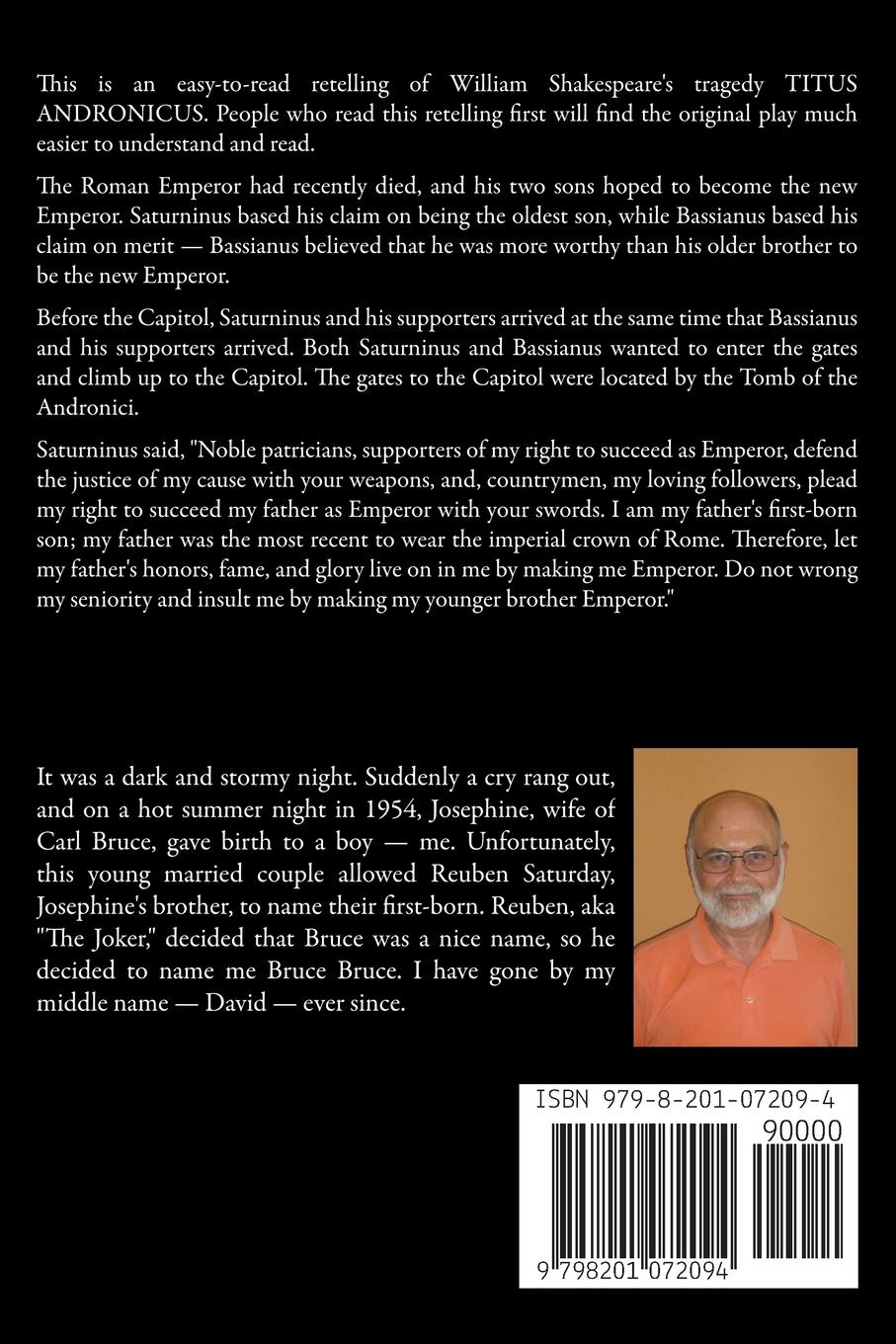 Rückseitencover William Shakespeare's Titus Andronicus