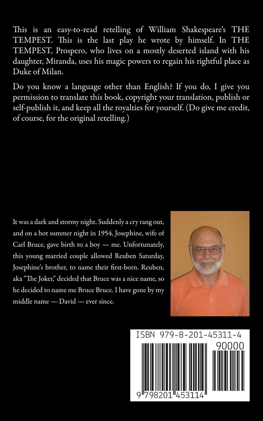 Rückseitencover William Shakespeare's The Tempest