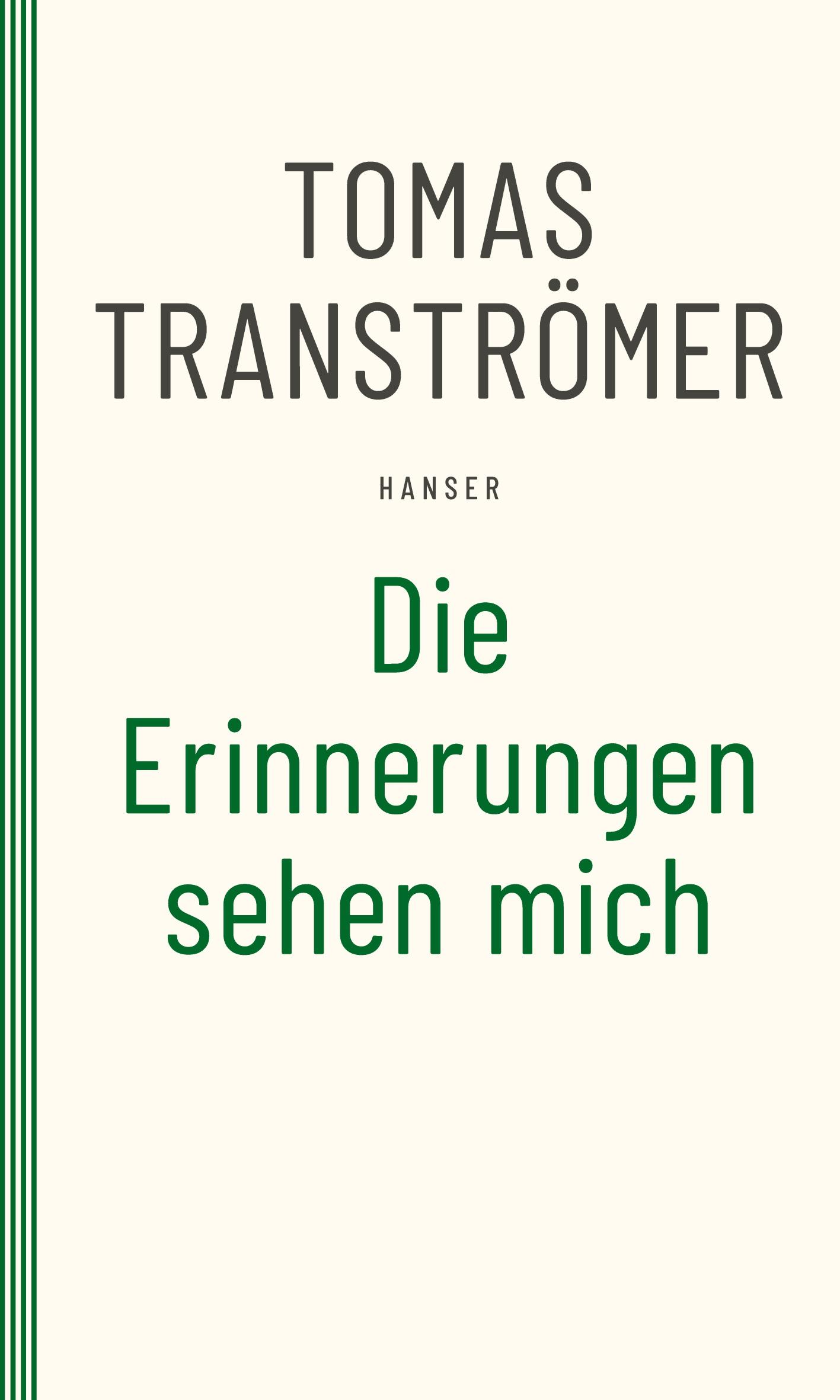 Vorderes Coverbild Die Erinnerungen sehen mich